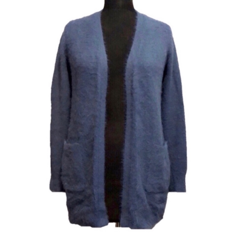 Ricki's Long Cozy Blue Cardigan